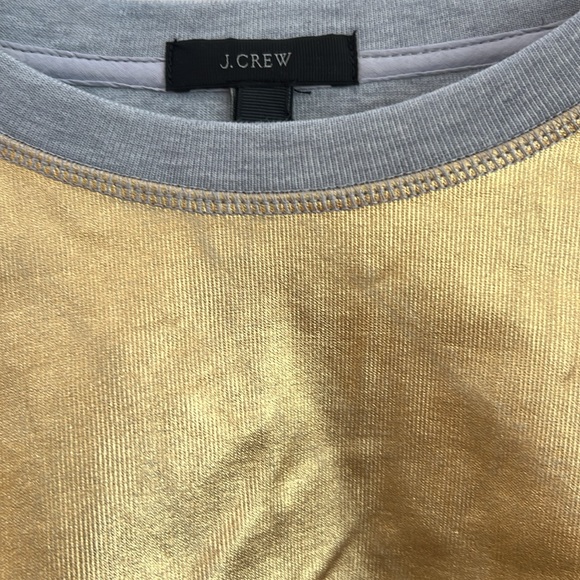 JCrew Sweatshirt with gold accent on front (Size XS) - Picture 7 of 9